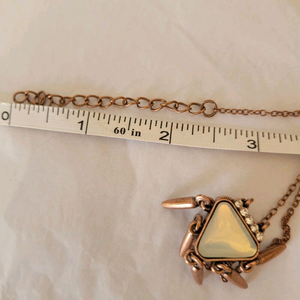 Lot of 4 Boho Choker Necklaces Copper Bronze Gold Colors - Picture 9 of 16